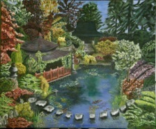 Japanese Gardens Painting